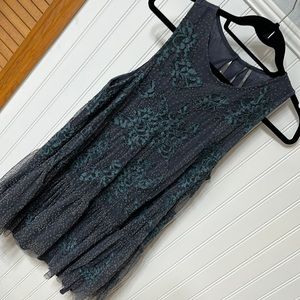 NWT Anthropologie Purple Beaded Tank Size Medium